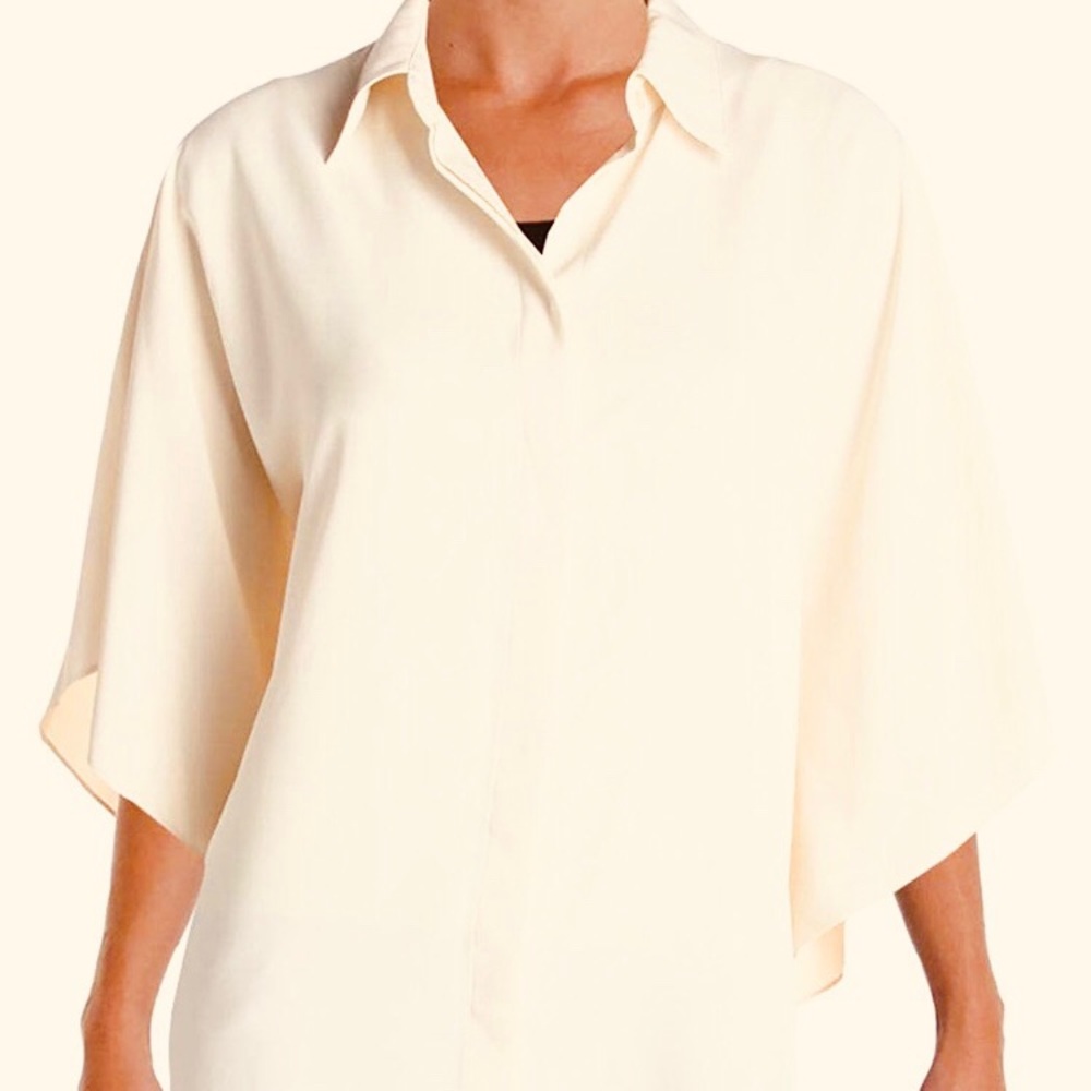 Lauren by Ralph Lauren angel wing blouse